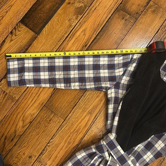 UGG MENS BELTED MULTICOLOR PLAID KALIB ROBE -COTTON WITH COZY LINING SIZE MEDIUM - Picture 5 of 12